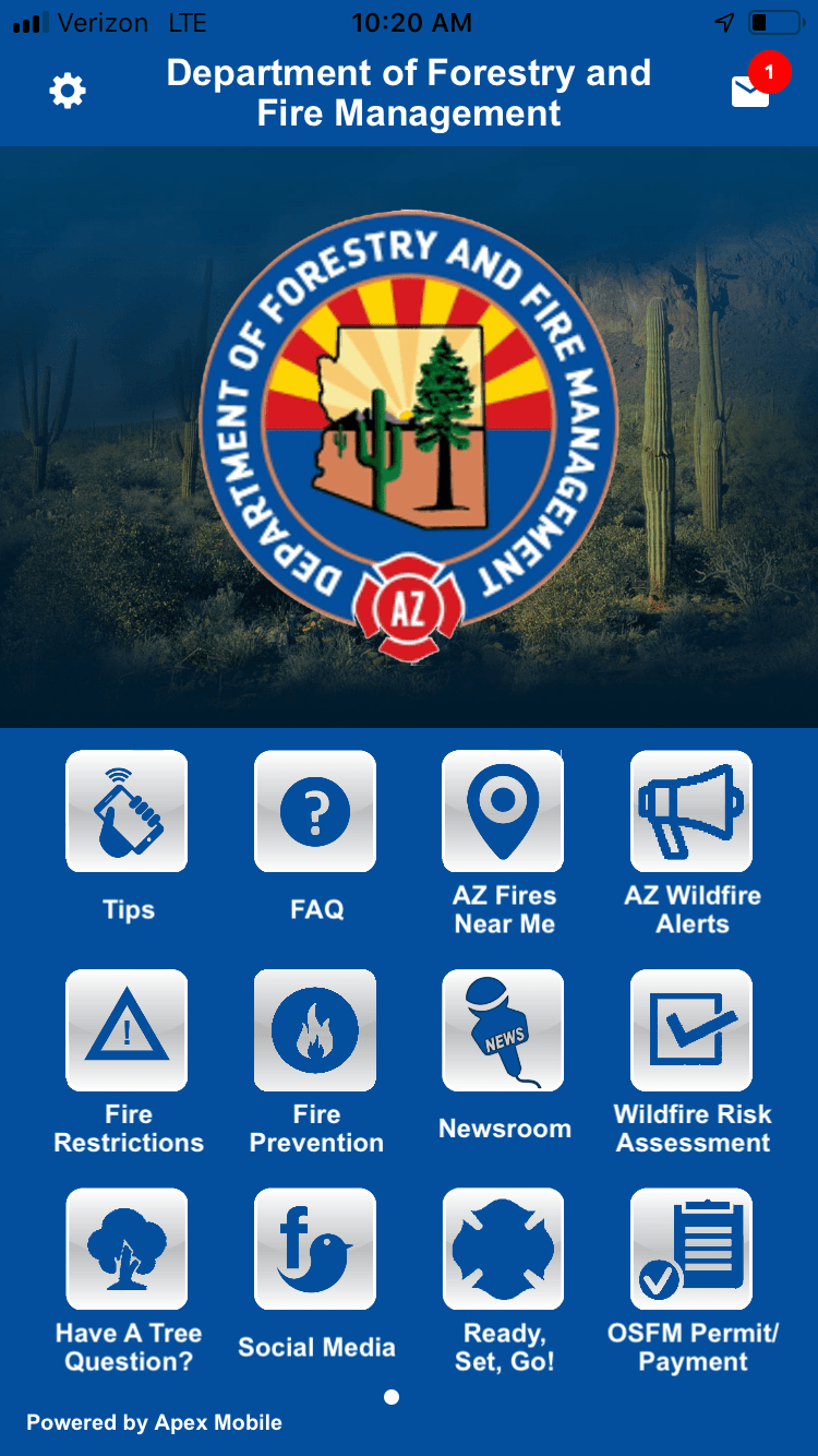Arizona State Forestry Releases New Mobile Application